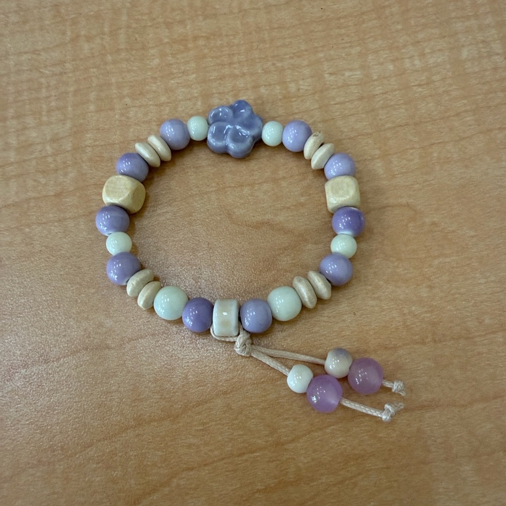 5 Beaded Stretch and adjustable Bracelets